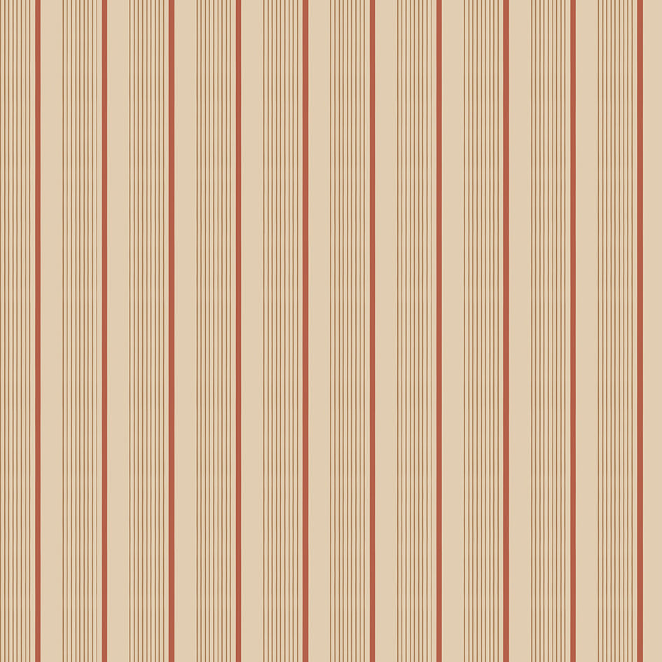 Pattern with red vertical stripes on a beige background