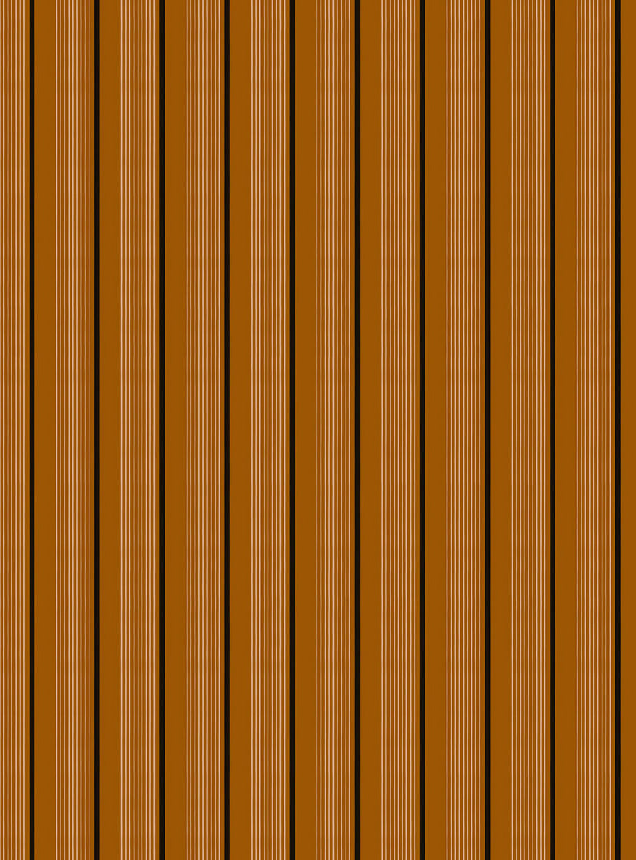 Pattern of vertical brown stripes on a brown background