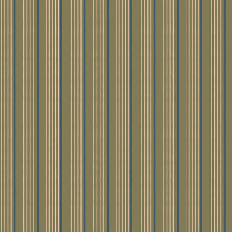 Pattern of vertical stripes in green, blue and brown