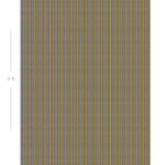 Diagram showing scale of vertical striped wallpaper