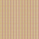 Mixed width striped wallpaper in pink, yellow and cream.