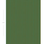 Diagram showing scale of vertical striped wallpaper