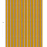 Diagram showing scale of vertical striped wallpaper