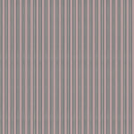 Mixed width striped wallpaper in light purple, cream and green.