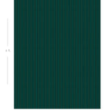 Diagram showing scale of vertical striped wallpaper