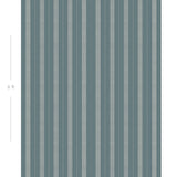 Diagram showing scale of vertical striped wallpaper
