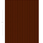 Diagram showing scale of vertical striped wallpaper