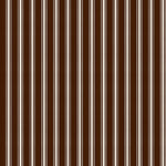 Mixed width striped wallpaper in brown and white