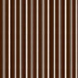 Mixed width striped wallpaper in brown and white