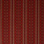 Striped flatweave runner in red