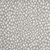 Broadloom carpet swatch in an animal pattern grey color