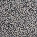 Broadloom carpet swatch in a spots pattern blue color