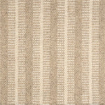 Broadloom carpet swatch in a striped pattern in a cream tan design