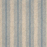 Broadloom carpet swatch in a striped pattern in a light blue neutral design