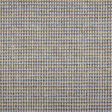 Broadloom carpet in a textural basketweave in cream, grey and blue.
