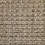 Broadloom carpet in textural woven sisal in brown.