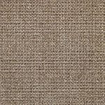 Broadloom carpet in textural woven sisal in taupe.