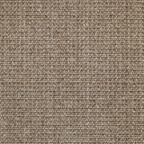 Broadloom carpet in textural woven sisal in taupe.