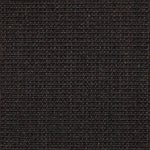 Broadloom carpet in textural woven sisal in deep brown-black.