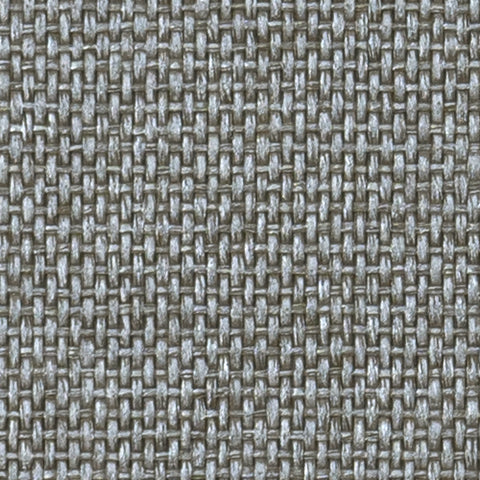 Detail of a paperweave grasscloth wallpaper in metallic gray.