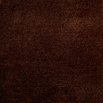 Handknotted cut pile rug in brown.