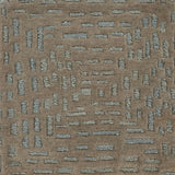 Textured brown carpet with a subtle pattern