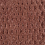 Handknotted hi-lo lattice patterned rug in red.