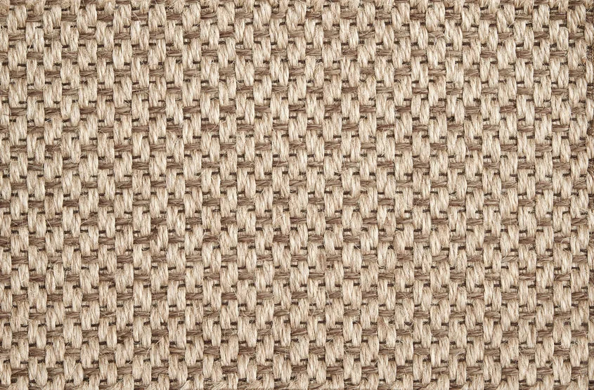 Broadloom carpet swatch in a herringbone pattern in a neutral design