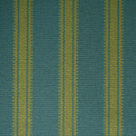 Striped flatweave runner in green and blue