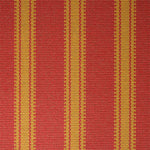 Striped flatweave runner in red and orange