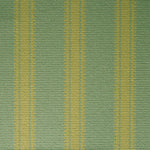 Striped flatweave runner in sage and lime green