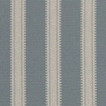 Striped flatweave runner in grey and taupe