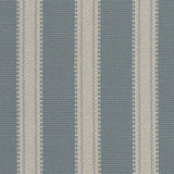 Striped flatweave runner in grey and taupe