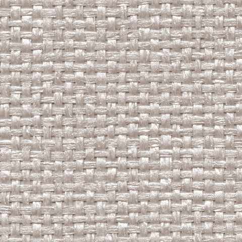 Detail of a metallic-rubbed paperweave grasscloth wallpaper in gray.