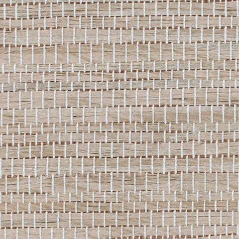 Detail of a paperweave grasscloth wallpaper in neutral.