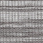 Detail of a sisal grasscloth wallpaper in charcoal on a light gray paper backing.