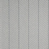 Striped flatweave runner in slate grey