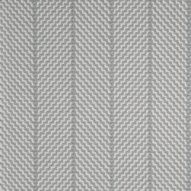 Striped flatweave runner in slate grey