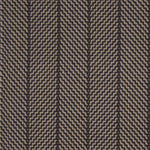 Striped flatweave runner in brown 