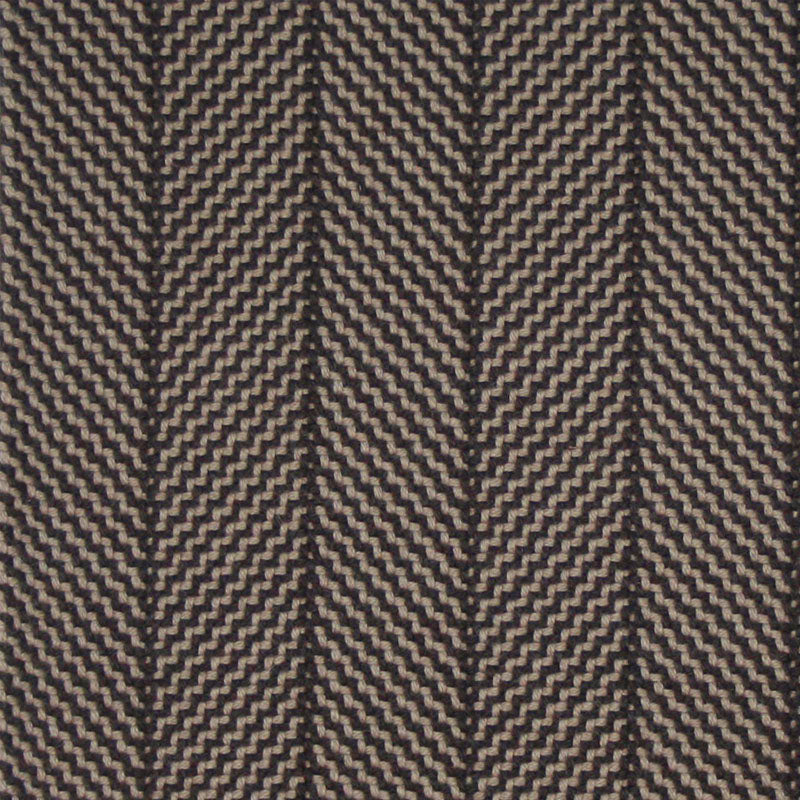 Striped flatweave runner in brown 