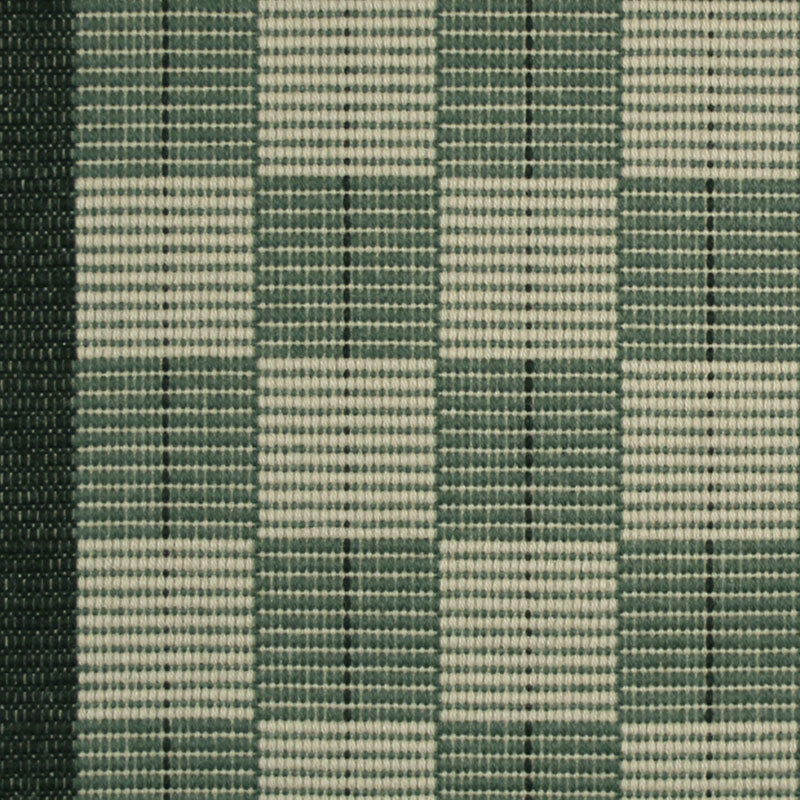 Checks and plaids flatweave runner in green