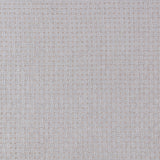 Embroidered fabric with a basketweave design in cream on a beige field. 