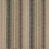 Striped flatweave runner in sage grey brown