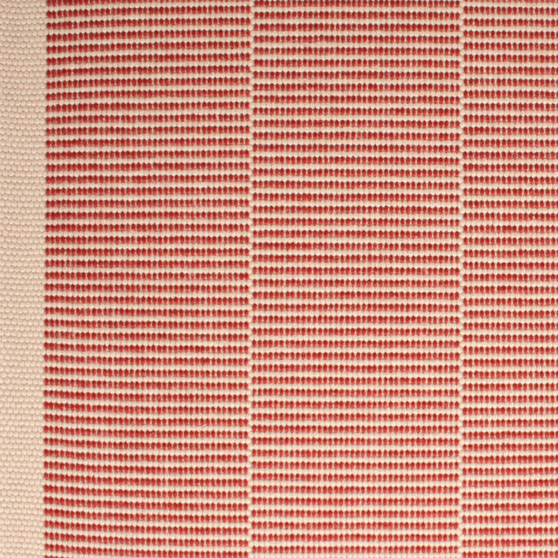 Striped flatweave runner in pink 