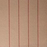 Herringbone flatweave runner in tan and red