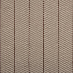 Herringbone flatweave runner in grey and brown 