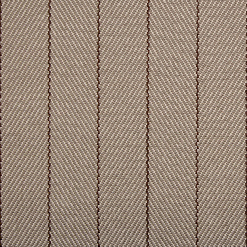 Herringbone flatweave runner in grey and brown 