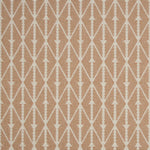 Diamond flatweave runner in tan 