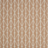 Diamond flatweave runner in tan 