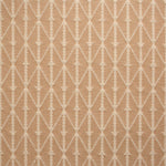 Diamond flatweave runner in light tan